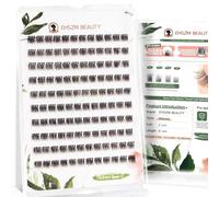 EHSZM BEAUTY Enhanced Steamed False Eyelashes 8mm C Curls Only Ultra Soft Natural Individual Lashes Enhanced by New Smoothing Factor No Feeling