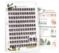 Ehszm Beauty - Improved false eyelashes, 14 mm, D curl only, natural false eyelashes, ultra-soft individual eyelashes, reinforced by new smoothing factor, no feeling of