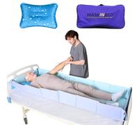 Ehucon Bed Portable Bathtub for Bedridden Patients,Collapsible Bedside Bath for Elderly & Disabled, Full Body Wash, Foldable Shower Bed for Home or Hospital (74"x24"x8")
