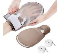 Ehucon Dementia Restraint Gloves-2Pcs,Bed Restraints Control Mitts,Safety Hand Gloves for Elderly/Dementia Patients,Anti Scratch Gloves to Prevent Scratching Harm