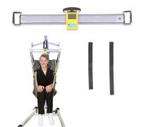 Ehucon Digital Patient Lift Scale with Universal Webbing Kit, 150kg/330lb Medical Hoist Weight Scale for Home Care & Nursing Homes, Compact Aluminum Design, Includes 6" & 7.5" Straps