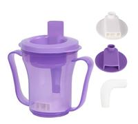 Ehucon Dysphagia Cups for Swallowing People, Provale Cup 5CC or 10CC of Liquid Each Time for Prevent Chocking (Purple)