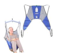 Ehucon Easy Slip Patient Hoist Sling with Low Back Support, Toileting & Transfer Sling for Elderly & Bedridden, Universal Fit, 227kg Safe Working Load (l)