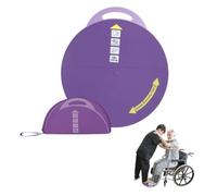 Ehucon Foldable Pivot Disc for Transfers, 360° Rotating Patient Transfer Disc, Portable Turning Stand for Elderly & Disabled, Non-Slip Carer Mobility Aid for Bed to Wheelchair, Supports 120kg (41cm)
