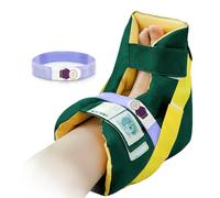 Ehucon Foot Drop Heel Protector with Ankle Support - Heel Pressure Relief Boot for Bed Sores, Offloading Heel Pillow Cushion for Bedridden & Elderly (Green)