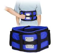 Ehucon Gait Belt with Padded Handles, Mobility Assist Transfer Belt for Seniors & Care Use, Secure Support Belt for Standing, Walking & Repositioning (Blue, Extra Large)