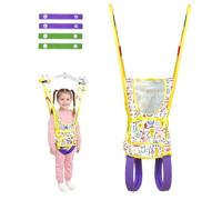 Ehucon Pediatric Gait Sling for Children, Adjustable Walking Training Sling with Leg Support, Breathable Transfer Sling, Safe Hoist Harness for Home & Rehabilitation (Colorful Graffiti, M(5-8Y))