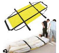 Ehucon Rescue Essentials Emergency Evacuation Sheet for Bedridden Patient,Rescue Sheet with Safety Buckle Belts for Transfer and Evacuated in Emergency-72.8IN X 33.5IN