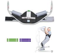 Ehucon Sit to Stand Sling for Patient Standing or Lifting,Padded Patient Lift Sling Stand Assist to Transferring and Raising for Elderly-SWL500lbs (Black, Large)