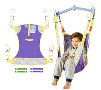 Ehucon Universal Full Body Lift Sling for Kids,Pediatric Lift Sling for Children Positioning & Bathing and Transferring, Suitable for Home or Hospital Care-M (5-8 yrs | 43-49 in | 44-77 lb))