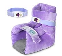 Ehucon Velour Heel Protectors Bed Sore Pillow Cushion for Pressure Sores,Velvet Foot Pillows Support Boot for Bedridden Patients Supplies, Ankle Pillow Heel Protector for Heel Pain（Pack of 1 pcs）