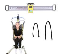 EHUCONELDER Patient Lift Portable Medical Weight Scale with 330lb Capacity for Hospitals & Home Care, with 2 PCS Adjustable Straps (Purple, 1 PC)