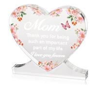 Ehuixinsheng Mothers Day Gifts for Mum,Acrylic Plaque Mum Birthday Butterfly Gifts from Daughter Son for Mum Nan Nanny Nana Mummy, Mum Gifts from Daughter Son, Birthday Gifts for Mum Stepmum Grandma