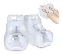 EHUSPU 2 Pcs - Single Person Use -Heel Protectors for Pressure Sores & Foot Pain Relief, Open Heel Design,Reusable Foot Pillow for Bed Sores, Ulcers & Injury (Universal Fit)