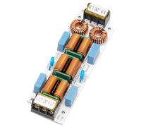 Ehwisbe 10A Filter 4-Stage Electromagnetic Interference Suppressor Common Power EMC Audio Amplifier Purifier Easy to Use Without Shell