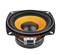 Ehwisbe 1Pc 4Inch Audio Portable Speaker 4 Ohm 15W Speaker DIY Professional Multimedia Subwoofer Speakers for Sound System