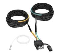 Ehwisbe 22FT 4 Pin 5 Wire Trailer Wiring Harness,Trailer Light Kit 5 Wire 4 Pin Harness Trailer Connector Wire Plug for RV Boat