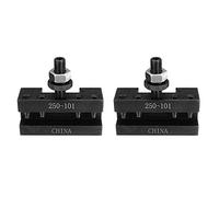 Ehwisbe 2PCS Quick Change Turning and Facing Holder 250-101 for Lathe Tool Post Holder
