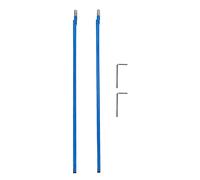 Ehwisbe 2pcs Two Way Rod Type Guitar Truss Rod Steel 9 X 440mm Blue