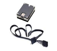 Ehwisbe 3-Way Power Cable Adapter for HDD/SSD - DC12V 5.5x2.5mm to 12V/5V, DC- Model, Perfect for NAS Systems