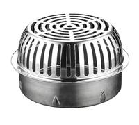 Ehwisbe 304 Stainless Steel Rooftop Floor Drain Cover Roof Balcony Sewer Filter Gutter Drain Pipe Anti-Blocking Mesh Cover,E