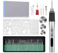 Ehwisbe 37 Bit Electric Engraving Pen Cordless Engraving Pen DIY Rotary Engraving Machine A