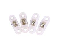 Ehwisbe 4 pcs Door Window Cabinet Single Sliding Metal Roller Wheel 8mm Dmr.