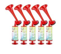 Ehwisbe 5 Pack Handheld Air Horns 5 Pack Air Horns for Safety Reusable Small Pump Horn for Camping Fog Warning Noise Makers for Sporting Events Party