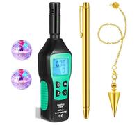 Ehwisbe 5 Pcs Emf Sensor Tester Detector, Equipment Kit Divining Rod, Pointed Cone Pendant Pendulum Cat Balls for Indoor Outdoor