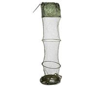 Ehwisbe 5Layer Foldable Fishing Basket Dipped in Net Fishing Cage to Keep Fish Alive in the Water Fishing Accessories Big Hole