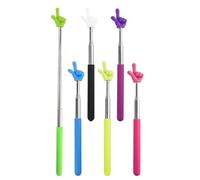 Ehwisbe 6 PCS Pointer Stick Set Kit for Classroom, Teacher Pointer, Retractable Stick Set for Classroom Whiteboards