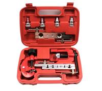 Ehwisbe 8-Piece Copper Pipe Repair Kit for Brake Oil Lines, Includes Cutting & Double Flaring Tools, 3-19mm Sizes