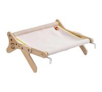 Ehwisbe Adjustable Cat Window Perch Hammock Sturdy 40 Lbs Capacity Washable for Indoor Cats A