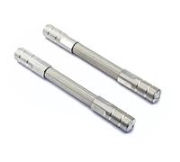 Ehwisbe Adjustable Jaws 0.8/1.3/2.4/2.8mm Stainless Steel Double-Ended Tweezers Vise for Watch Repair Tools