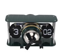 Ehwisbe Airplane Flip Clock Airplane Head Desk Filp Clock Flip Clock with Practical Reminder Function for Green