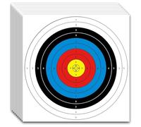 Ehwisbe Archery Targets Paper, 20Pcs Bow and -Targets for Hunting Backyard, Archery Target Practice Accessories 10 Rings