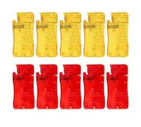 Ehwisbe Auto Needle Threader for Hand Sewing,New Simple Needle Threader, Easy to Use Needle Threaders Tool,Red+Yellow 10pcs