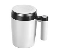 Ehwisbe Automatic Magnetic Stirring Coffee Mug, Self-Stirring Coffee Mug with Temperature Battery LCD, Rechargeable Coffee Mug B