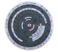 Ehwisbe Aviation Plotter Slide Rule Flight Vector Ruler for Aviation Flight Training Pilot Training