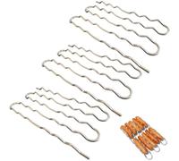 Ehwisbe BBQ Sausage Roller Rack, for Evenly Cooked Dog, Hot Dog, 3pcs Hands-Free for Camping Outdoor Cookout