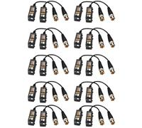 Ehwisbe BNC 8MP Twisted Pair CCTV Video Balun Passive Transceiver Support AHD/CVI/TVI 4K Camera Cat5e/Cat6 UTP Cable Connector