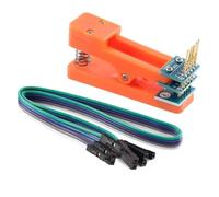 Ehwisbe Burning Fixture PCB Clip Test Stand 2.54mm Spacing Clamp Probe Pogo Pin Download Program Burn 4P 5P 6P Cable 5p
