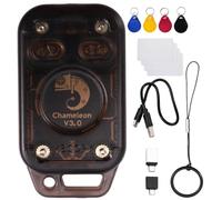 Ehwisbe Chameleon V3.0 RFID Smart Chip Reader Emulator 125K 13.56M ID IC Card Copyer NFC Read Writer +4XUID Keychain/CUID Card