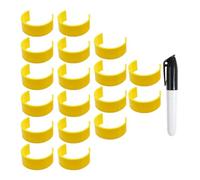 Ehwisbe Clips for Pill Bottles, Medicine Bottle Label Clips for Easy Medication Identification, Medicine Labels for Bottles