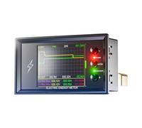 Ehwisbe DC 0-420V 300A WiFi Electric Meter Battery Capacity Tester DC Digital Display Current Voltage Power Meter