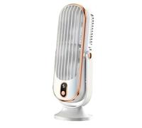 Ehwisbe Desk Fan,Portable Bladeless Fan Small Personal Cooling Fan Quiet Table Fan for Home, Bedroom A