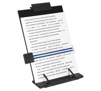 Ehwisbe Desktop Document Holder Stand for Desk When Typing for Reading, Printing, Sheet Music and Recipe for Speech, Paper Holder Stand