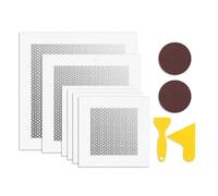 Ehwisbe Drywall Repairs Set 6 Pieces Wall Patch Kit 4/6/8 Inch Dry Wall Hole Repair Patch Metal Patch, Extended Self-Adhesive