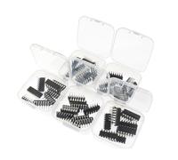 Ehwisbe Electronic Component 50PCS Integrated Circuit Logic IC 74HC/74LS DIP-14 5 Values IC Chip Assortment Box Kit