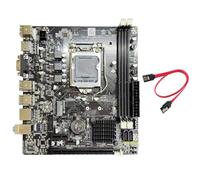 Ehwisbe -Enabled H61 DDR3 Motherboard LGA1155 2x DDR3 Memory Slots 6X USB Ports for G1610/G2030/1620/1630 CPUs
